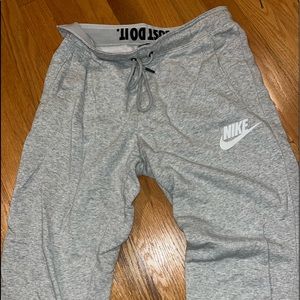 nike womens grey sweatpants